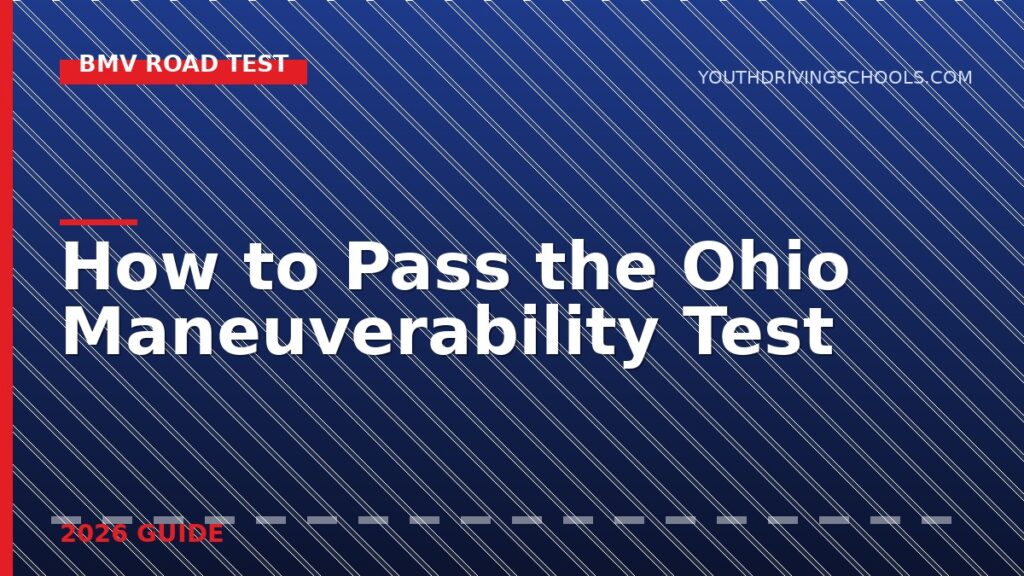 How to Pass the Ohio Maneuverability Test: Cone Course Steps, Scoring & Practice Setup (2026) How to Pass the Ohio Maneuverability Test: Cone Course Steps, Scoring & Practice Setup (2026)