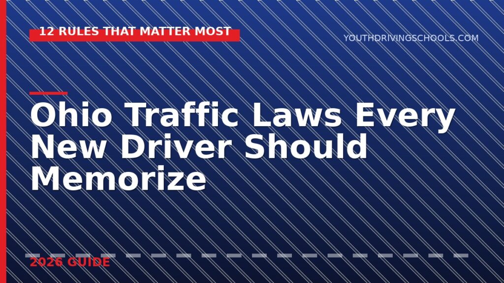 Ohio Traffic Laws Every New Driver Should Memorize